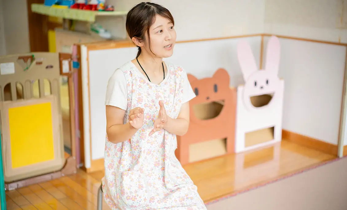 「宮っ子チャレンジ」で保育士を体験!