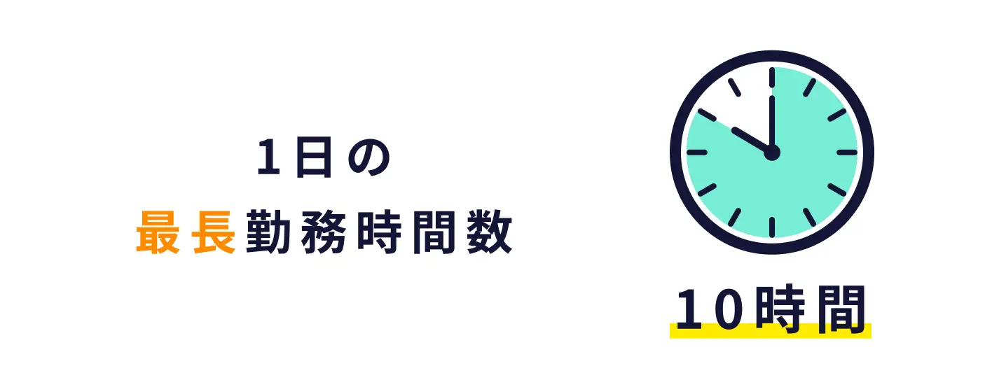 宇都宮市職員の1日の最長勤務時間は10時間