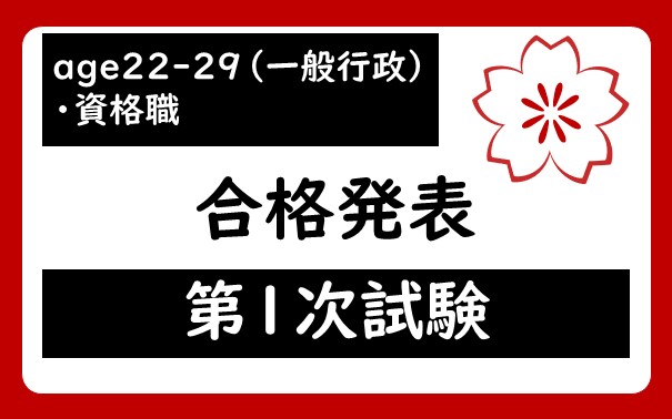令和7年度 宇都宮市職員age22-29(一般行政)・資格職採用試験第1次試験合格者